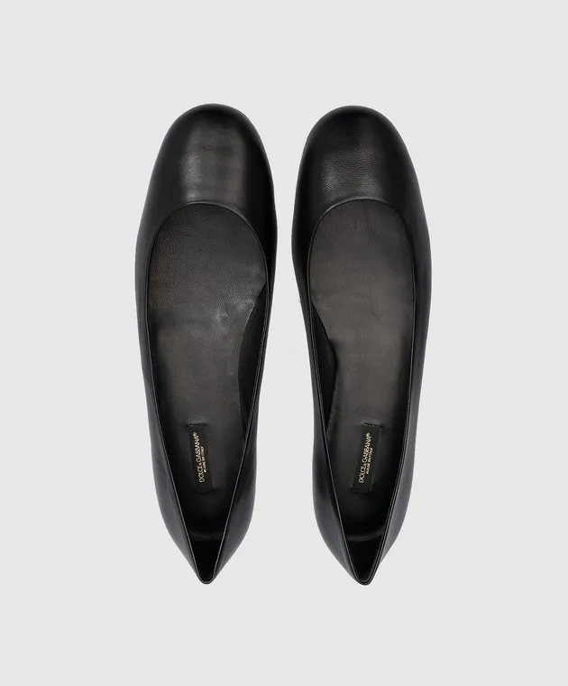 Dolce&Gabbana Ballerine in pelle nera CB0030A1294