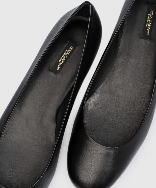 Dolce&Gabbana Ballerine in pelle nera CB0030A1294