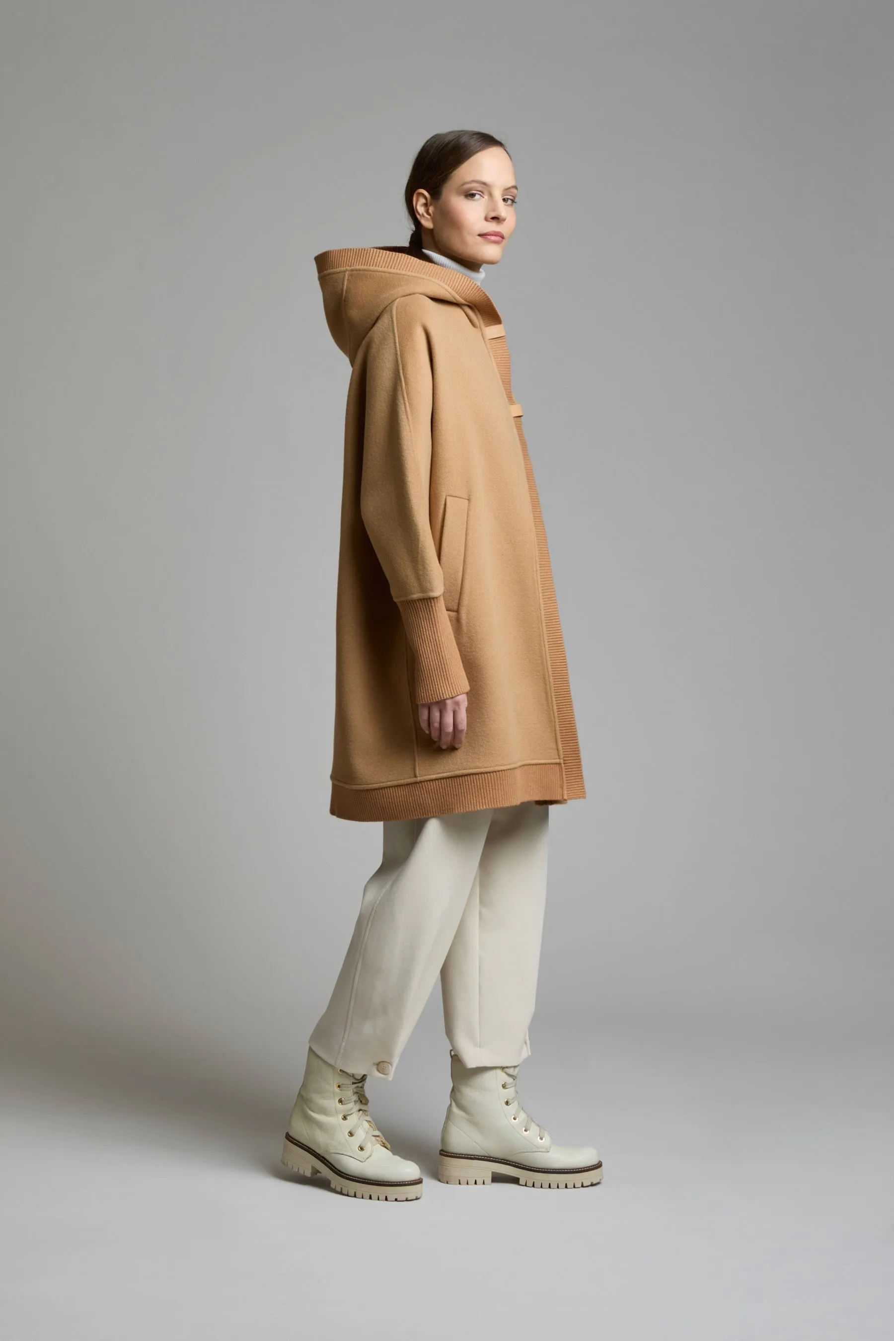 DOUBLE COAT with HOOD