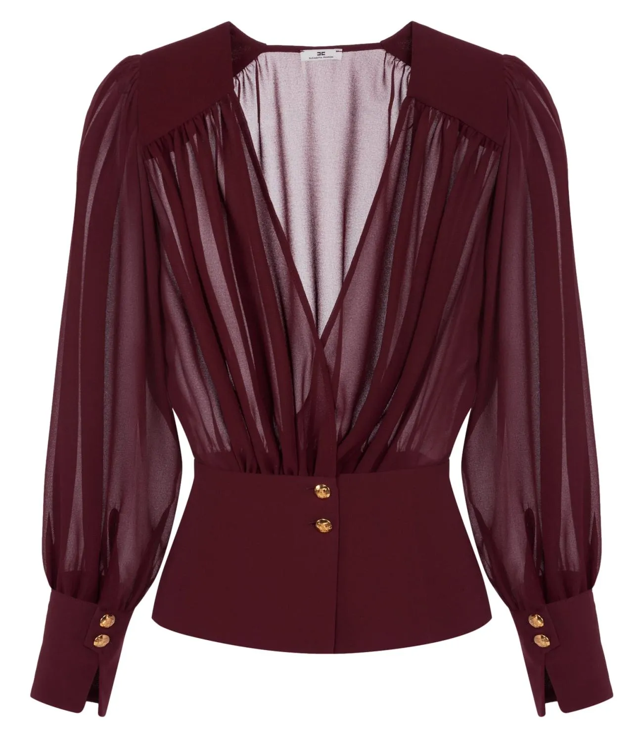 Elisabetta Franchi Elisabetta Franchi camicia rouge noir donna