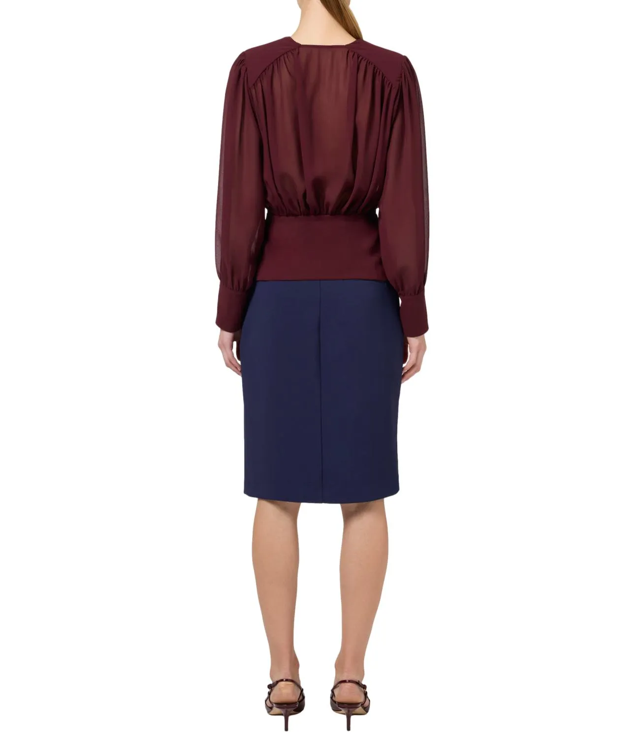 Elisabetta Franchi Elisabetta Franchi camicia rouge noir donna