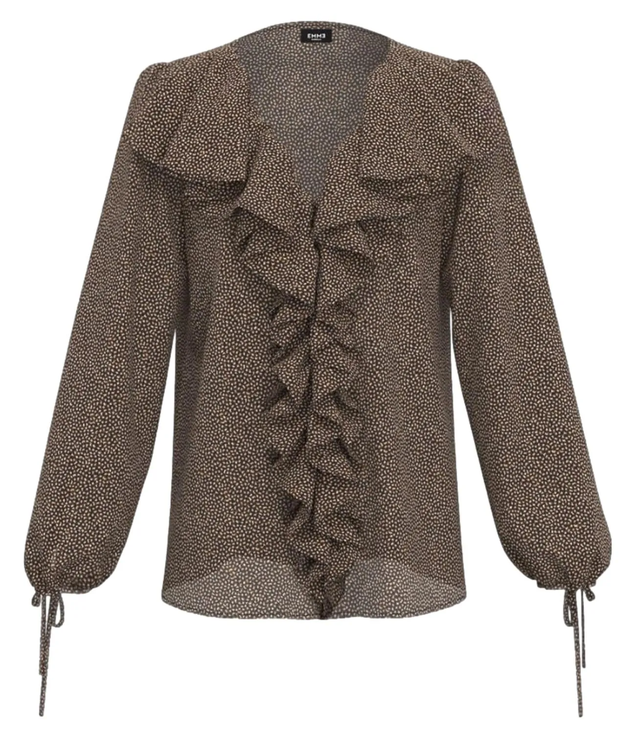 EMME MARELLA Emme Marella camicia GLASSA navy maculato donna