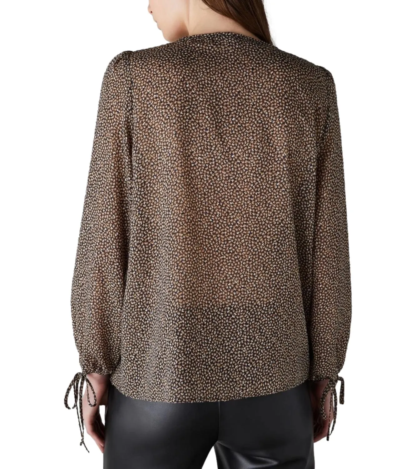 EMME MARELLA Emme Marella camicia GLASSA navy maculato donna