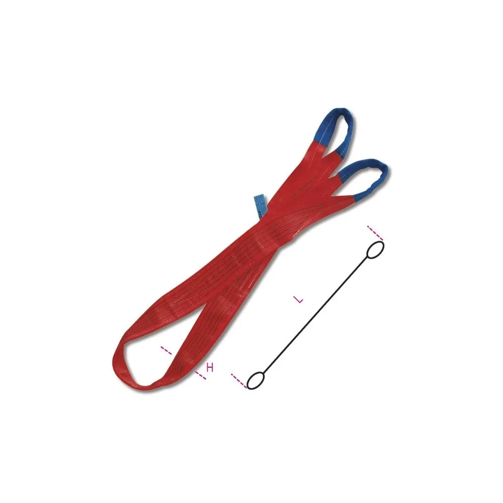FASCE DI SOLLEVAMENTO ROSSE 5000Kg 5 Tonnellate - Beta Robur 8158