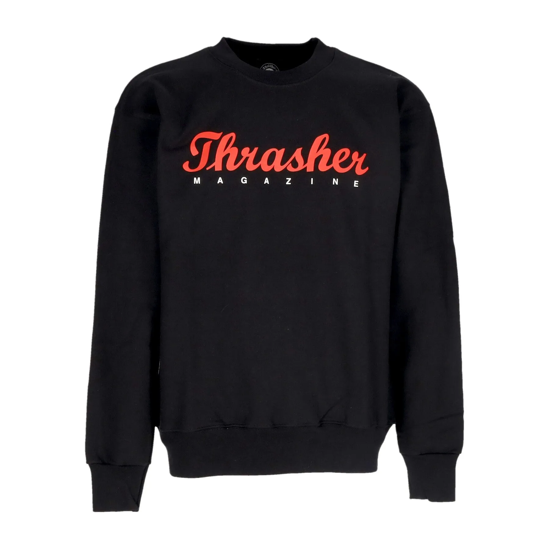 Felpa Girocollo Uomo Script Crewneck Black