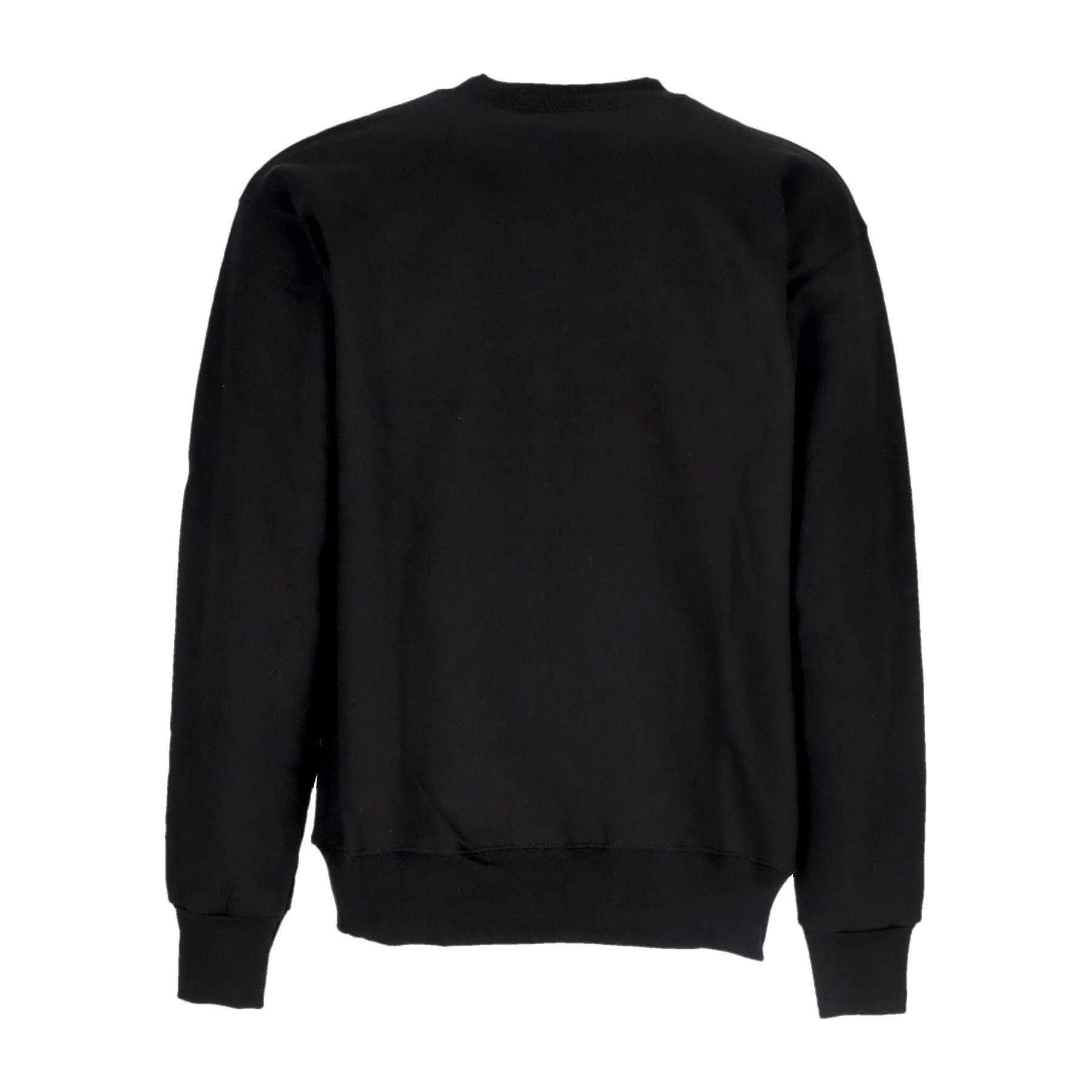 Felpa Girocollo Uomo Script Crewneck Black
