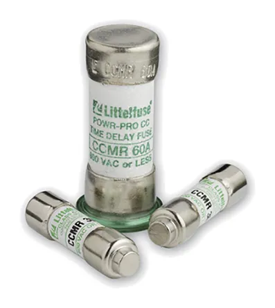 Fusibile a cartuccia Littelfuse CCMR, 15A, Ø 10 x 38mm, T, 250 V dc, 600V ca