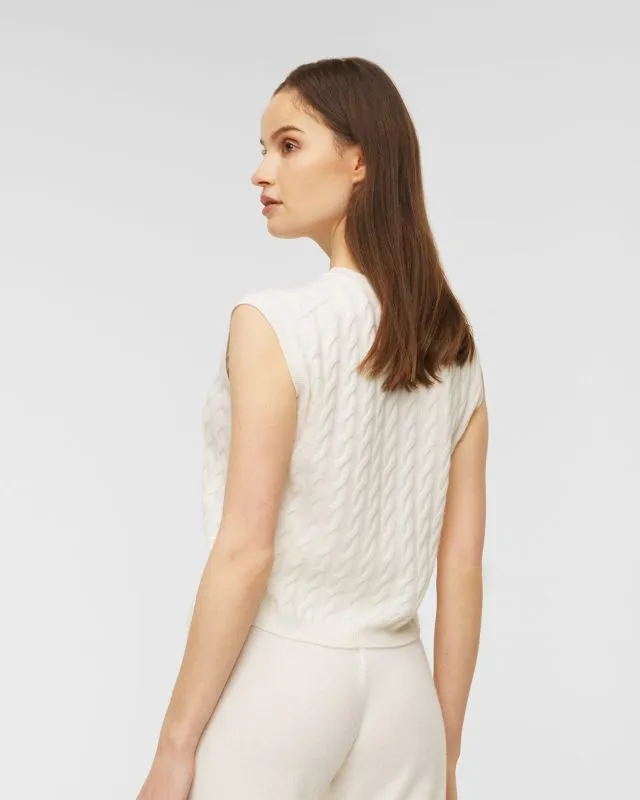 Gilet in cashmere Allude