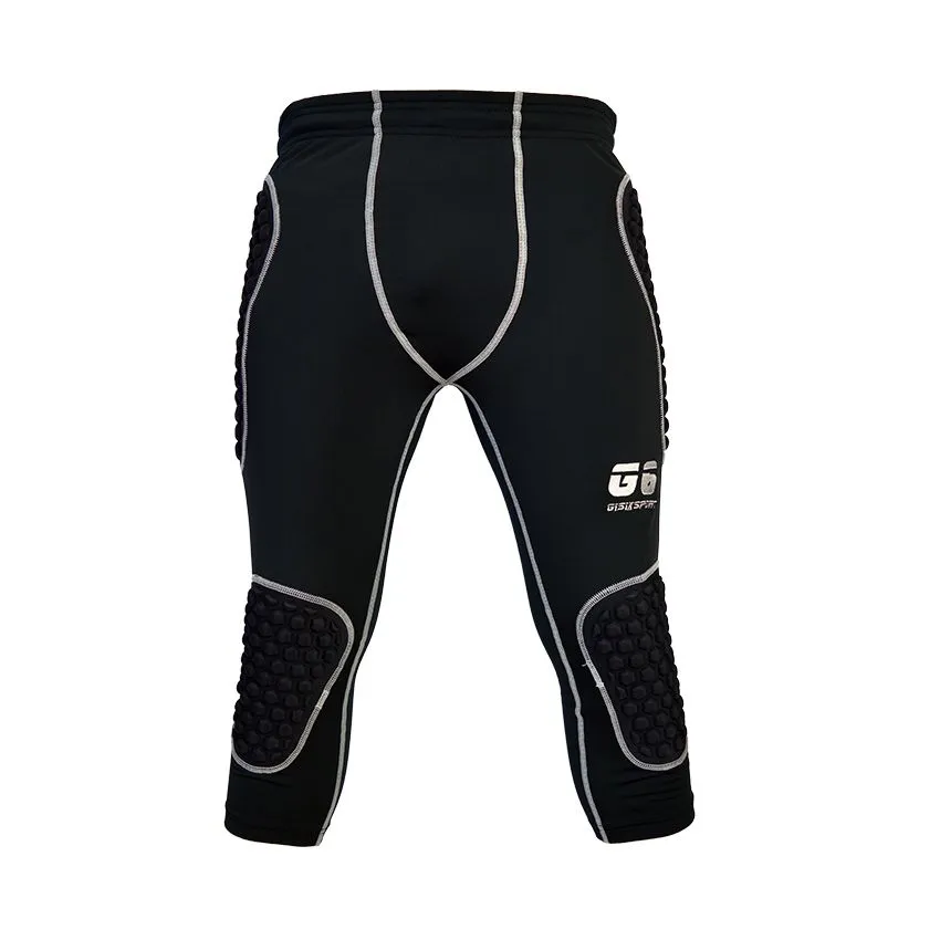 GISIX SPORT Pantalone compression 3/4 imbottitura in eva