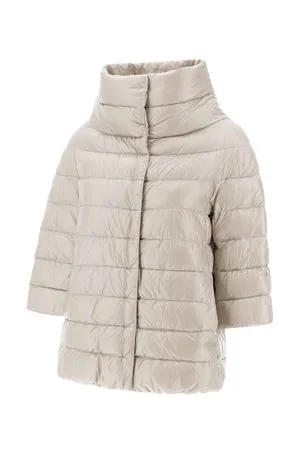 HERNO Abbigliamento,Giubbotti Mantella Aminta in nylon beige 