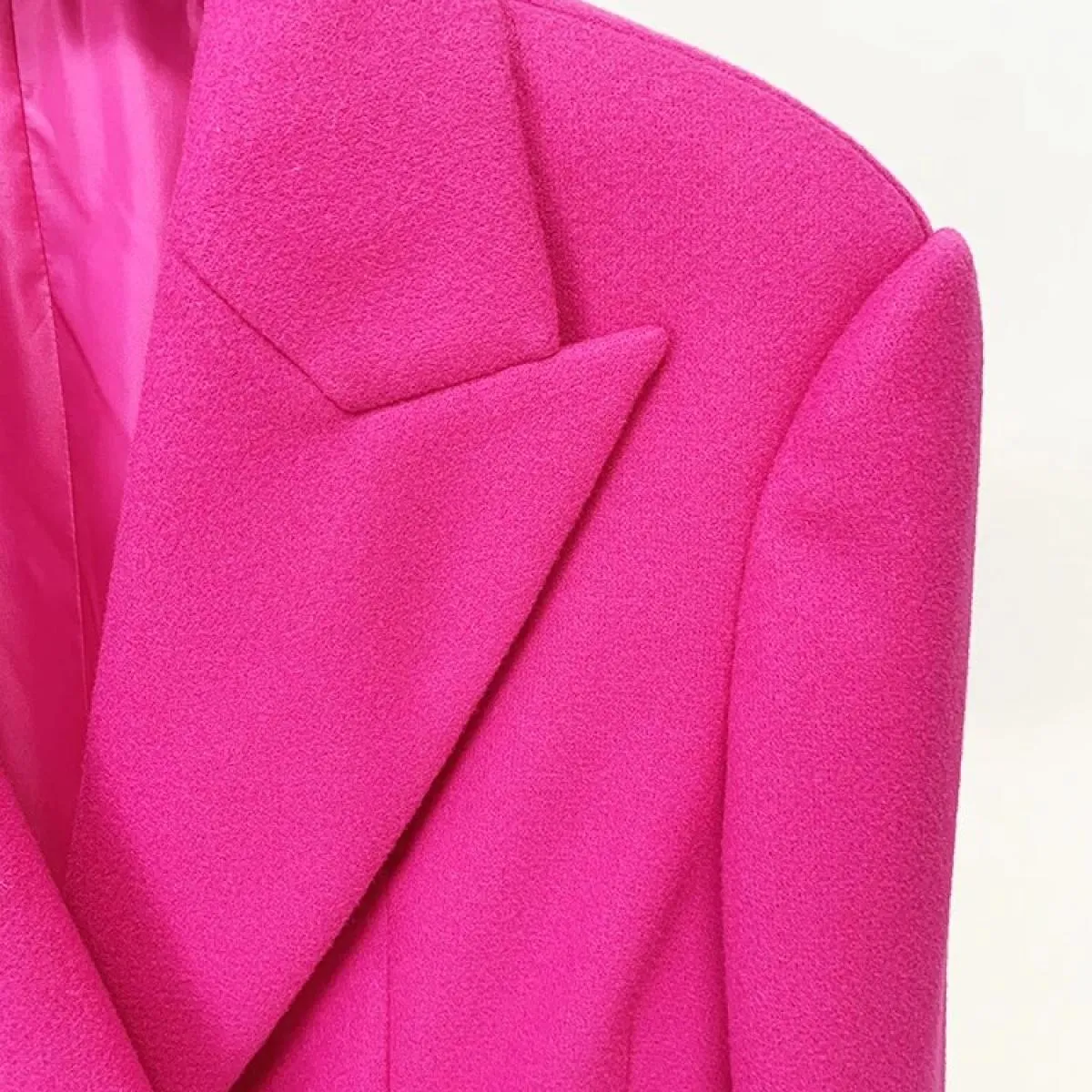 High Street Newest 2023 Autunno Inverno Fashion Designer Soprabito da donna Slim Fit Fiocco Misto lana Cappotto lungo
