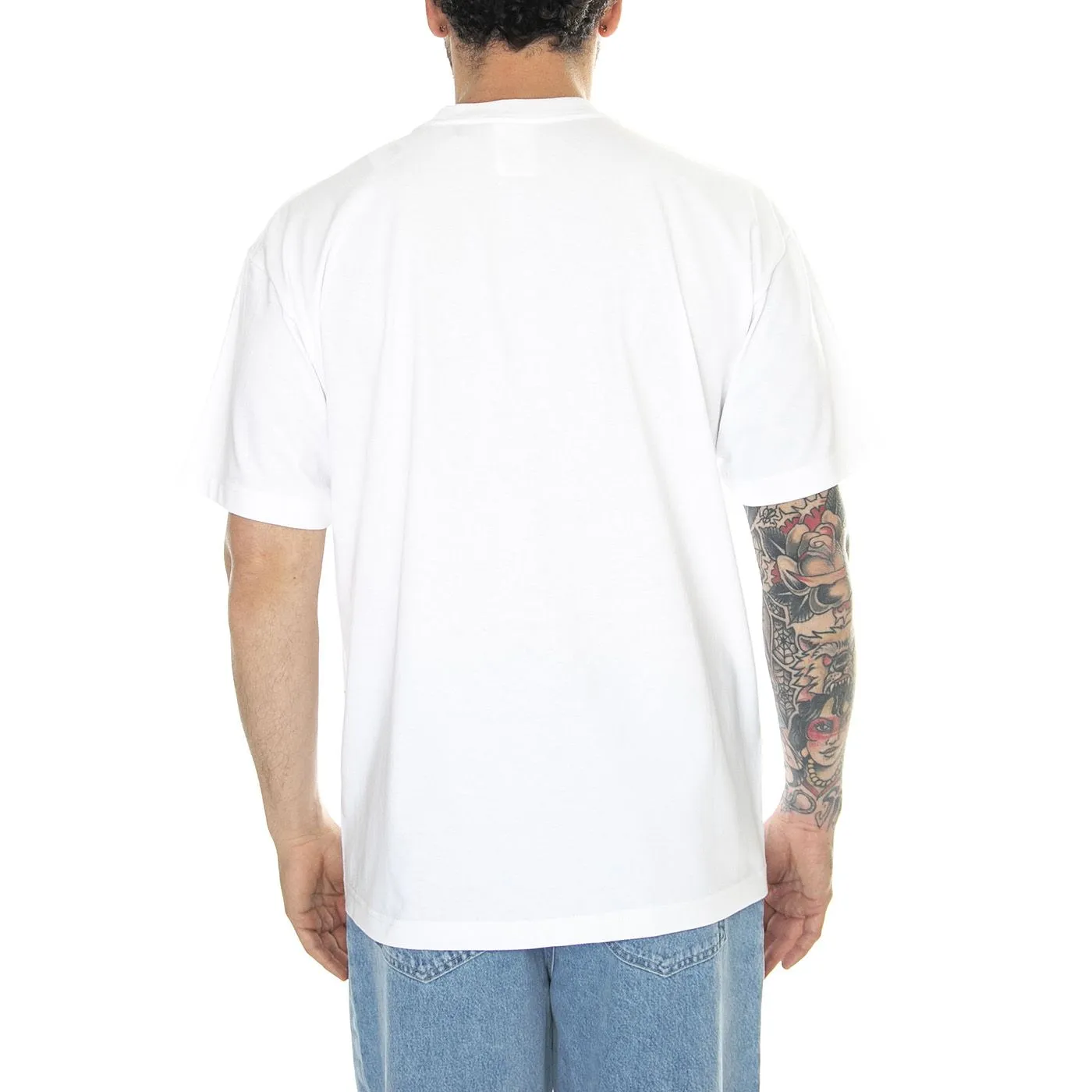 Huf Heat Wave S/S Tee White - Maglietta Girocollo Uomo Bianca    