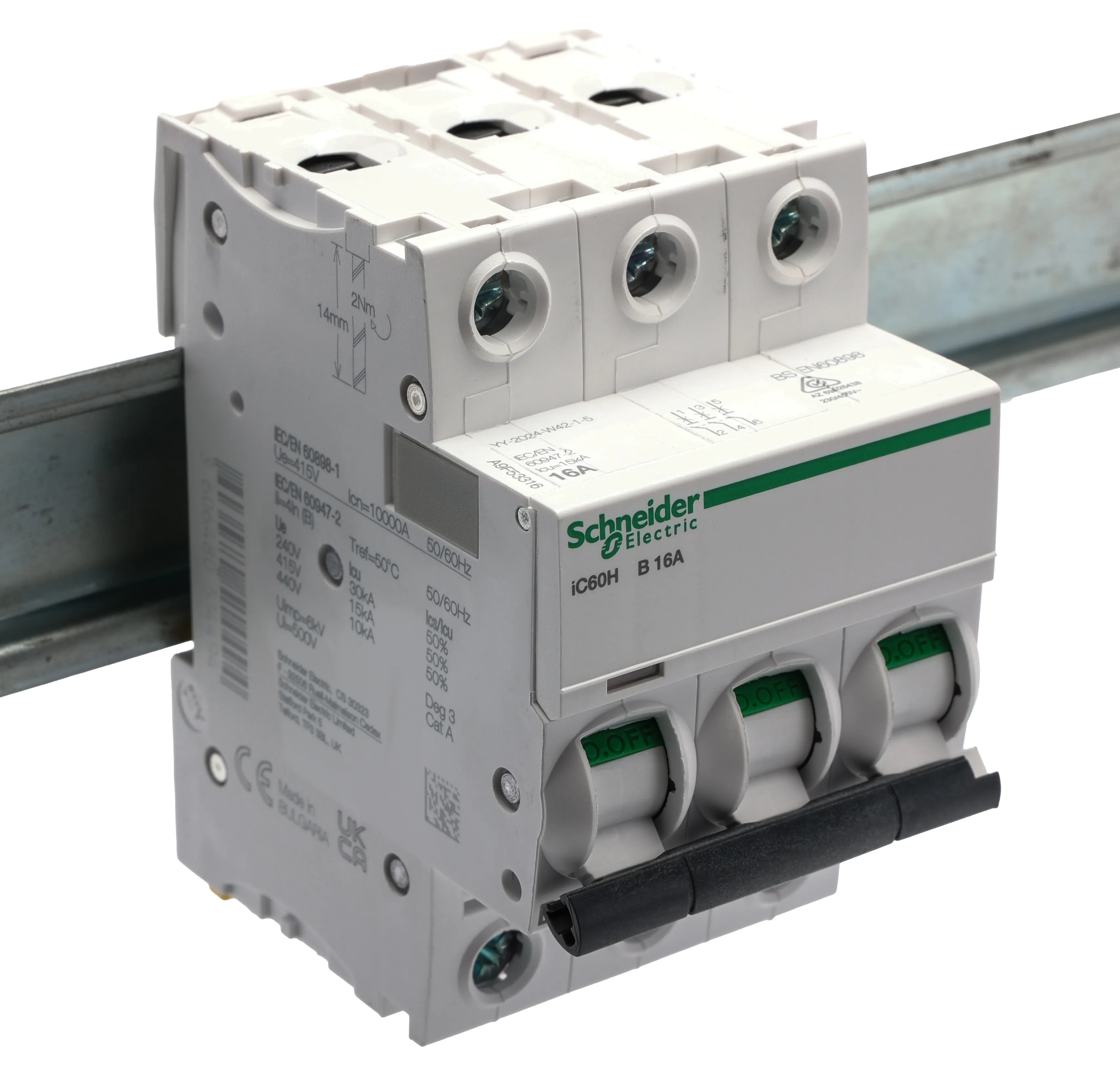 Interruttore magnetotermico Schneider Electric, 3P 16A 10 kA, Tipo B