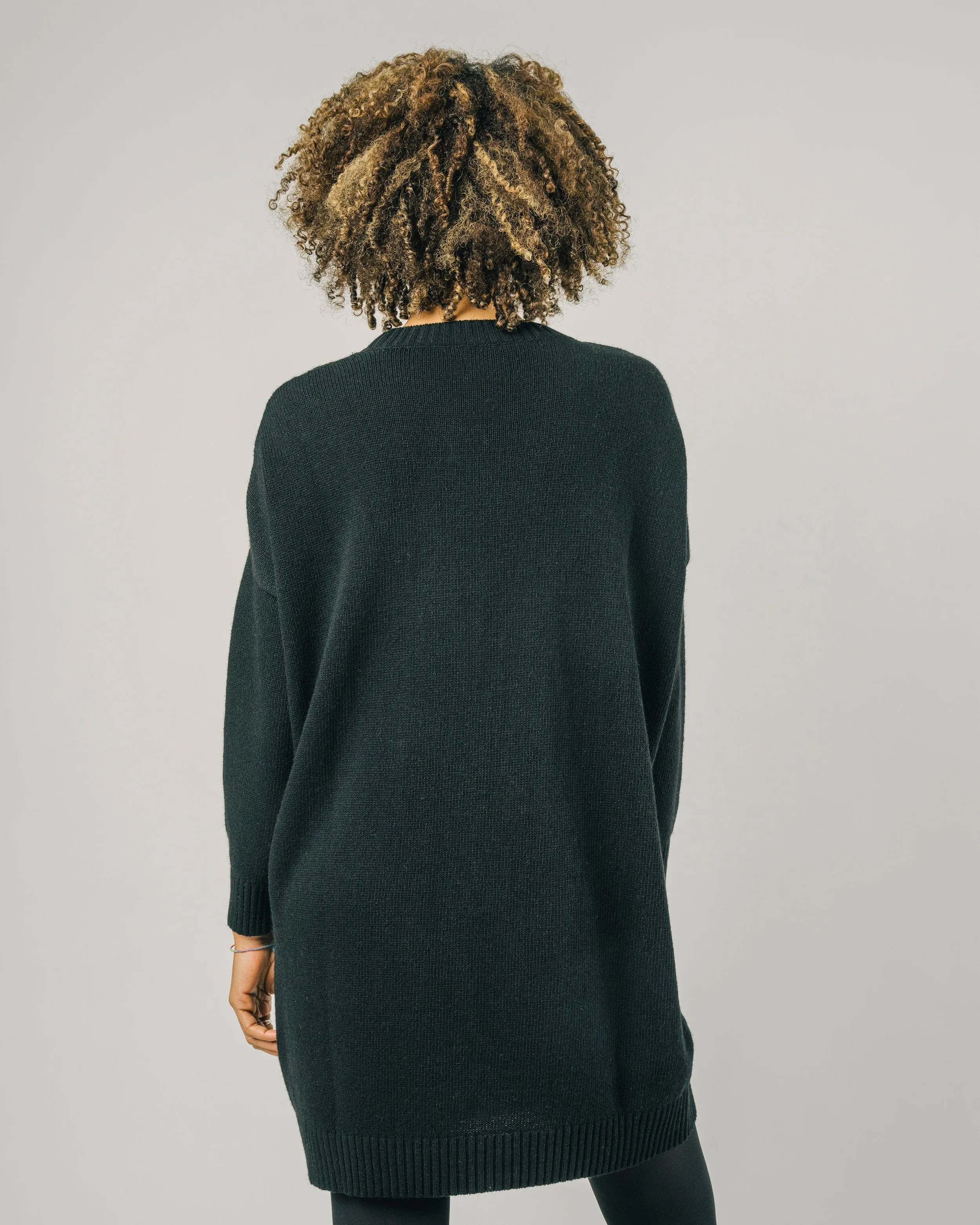 KNITTED DRESS - BLACK