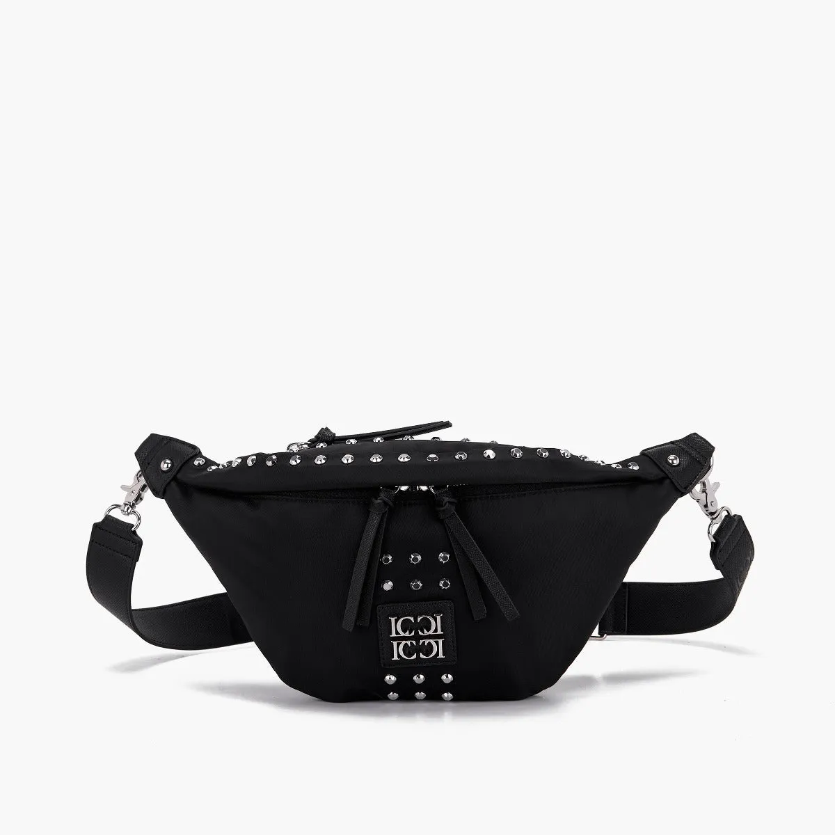 LA CARRIE BAG - MARSUPIO DARKWAVE nero