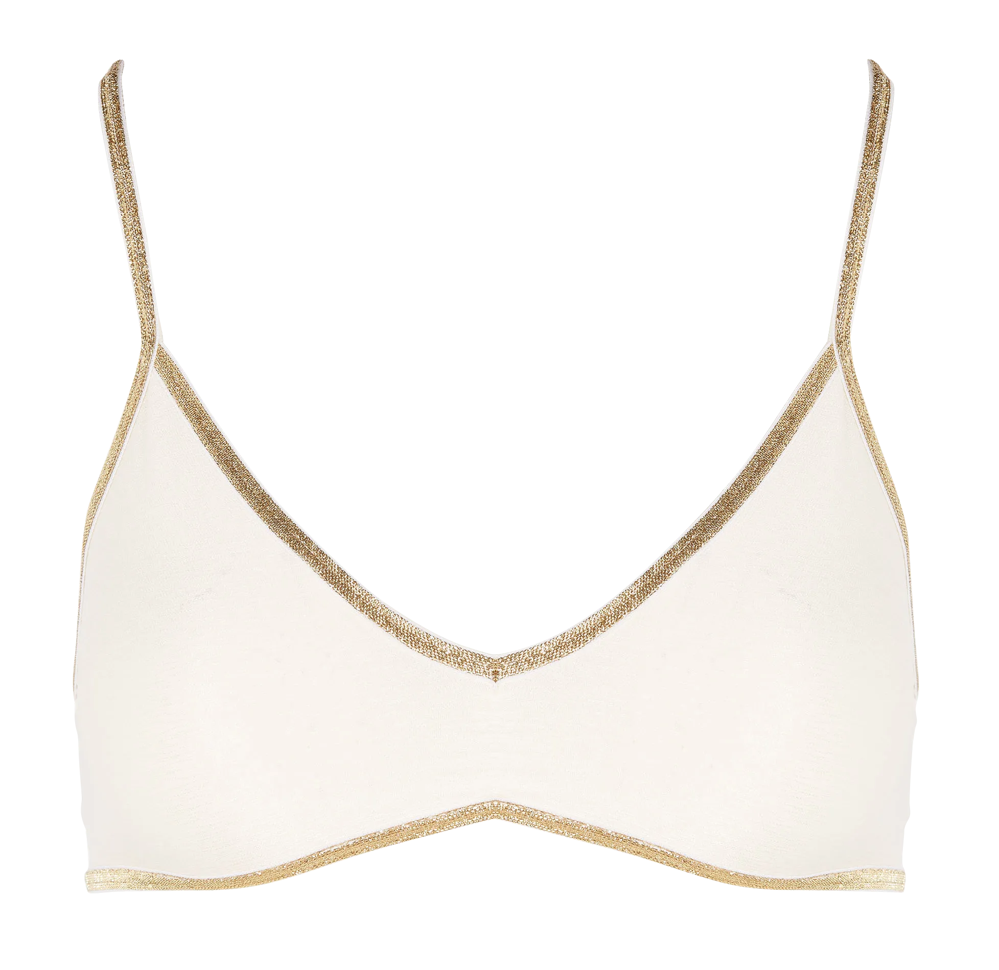  LA NOUVELLE   Reggiseno sportivo con lurex | Beige