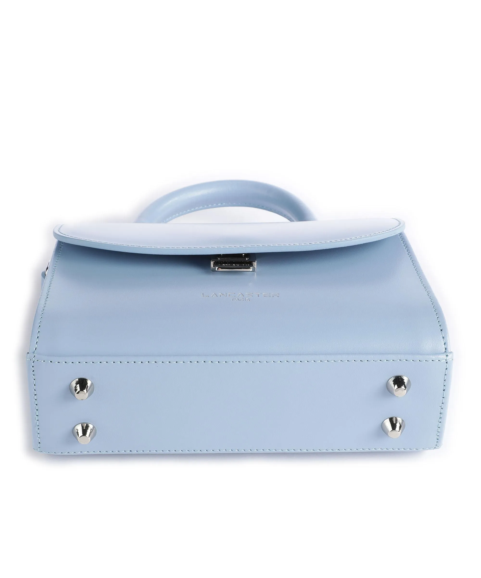  Lancaster Suave Even Borsa a mano pelle di vacchetta liscia blu chiaro  