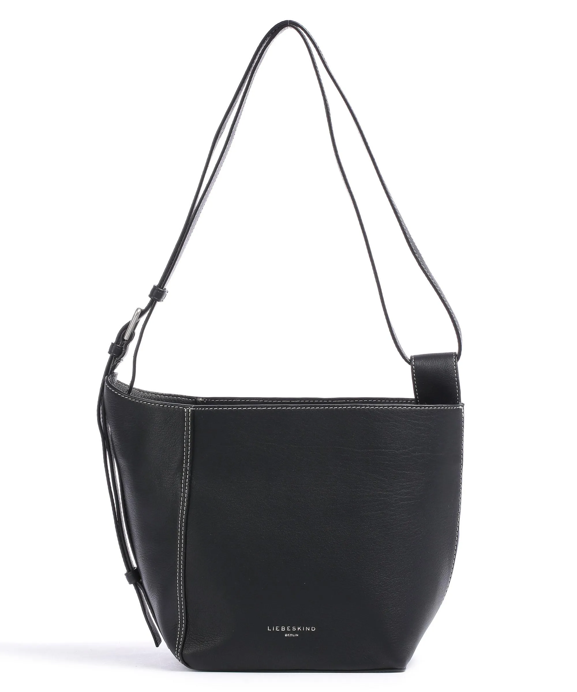  Liebeskind Bowie S Borsa hobo pelle di pecora nero  