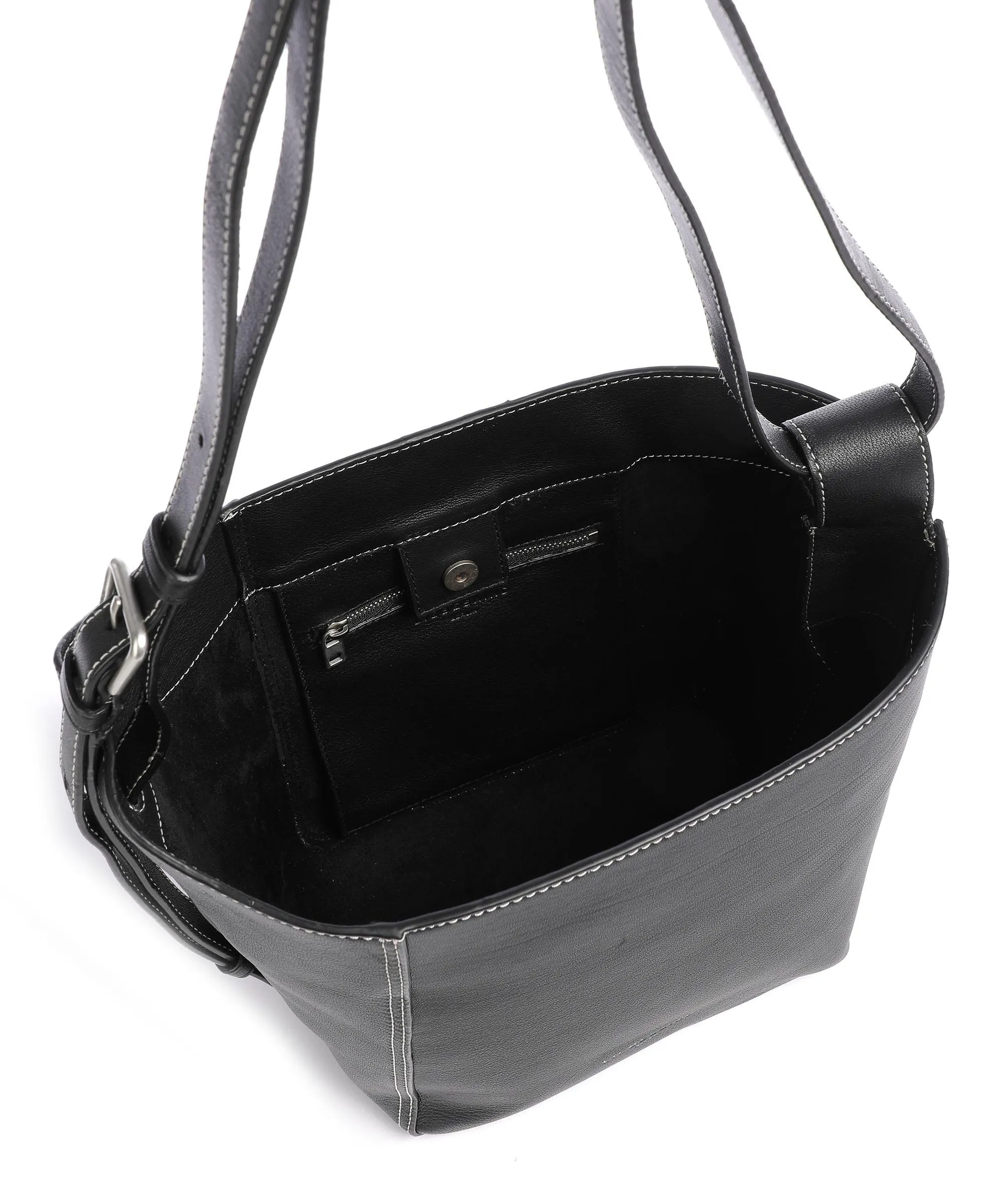  Liebeskind Bowie S Borsa hobo pelle di pecora nero  