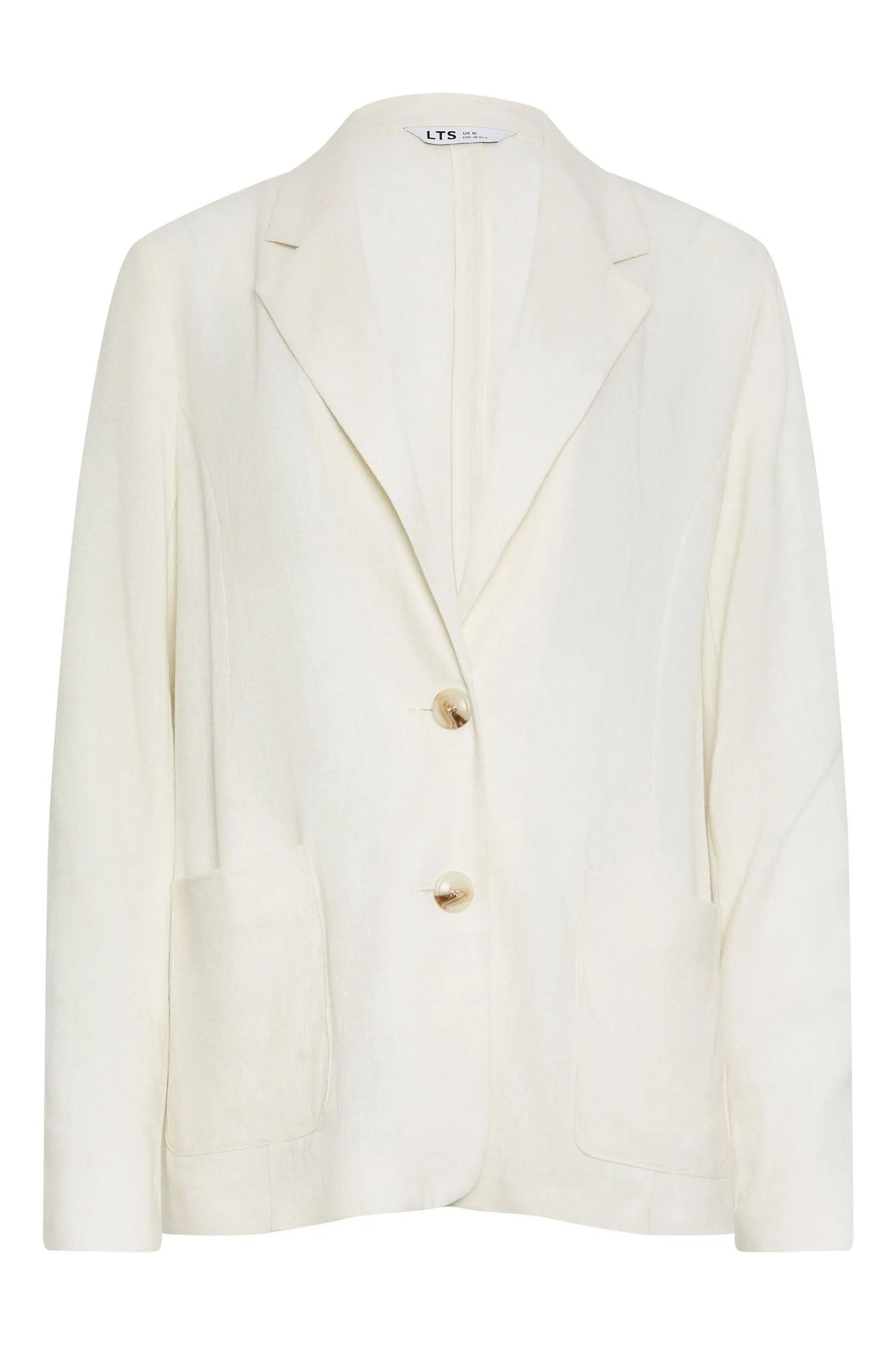 Long Tall Sally - LTS Tall Nero - Blazer in lino    
