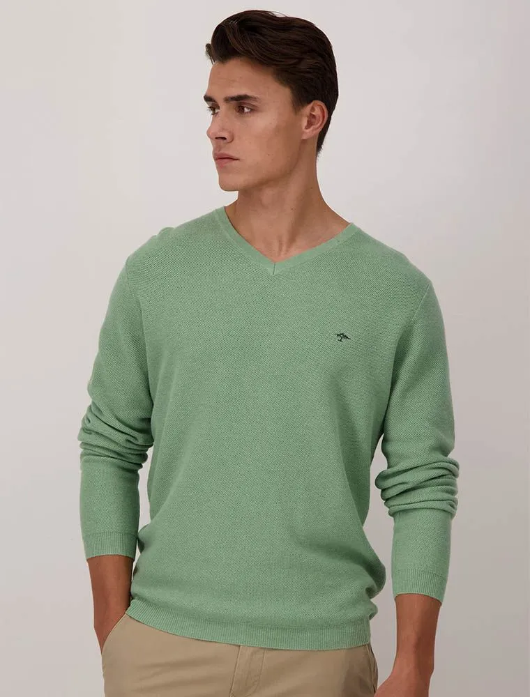 Maglia Manica Lunga Casual Fynch-hatton - Verde
