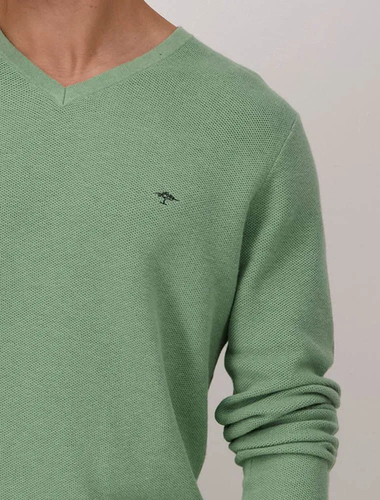 Maglia Manica Lunga Casual Fynch-hatton - Verde