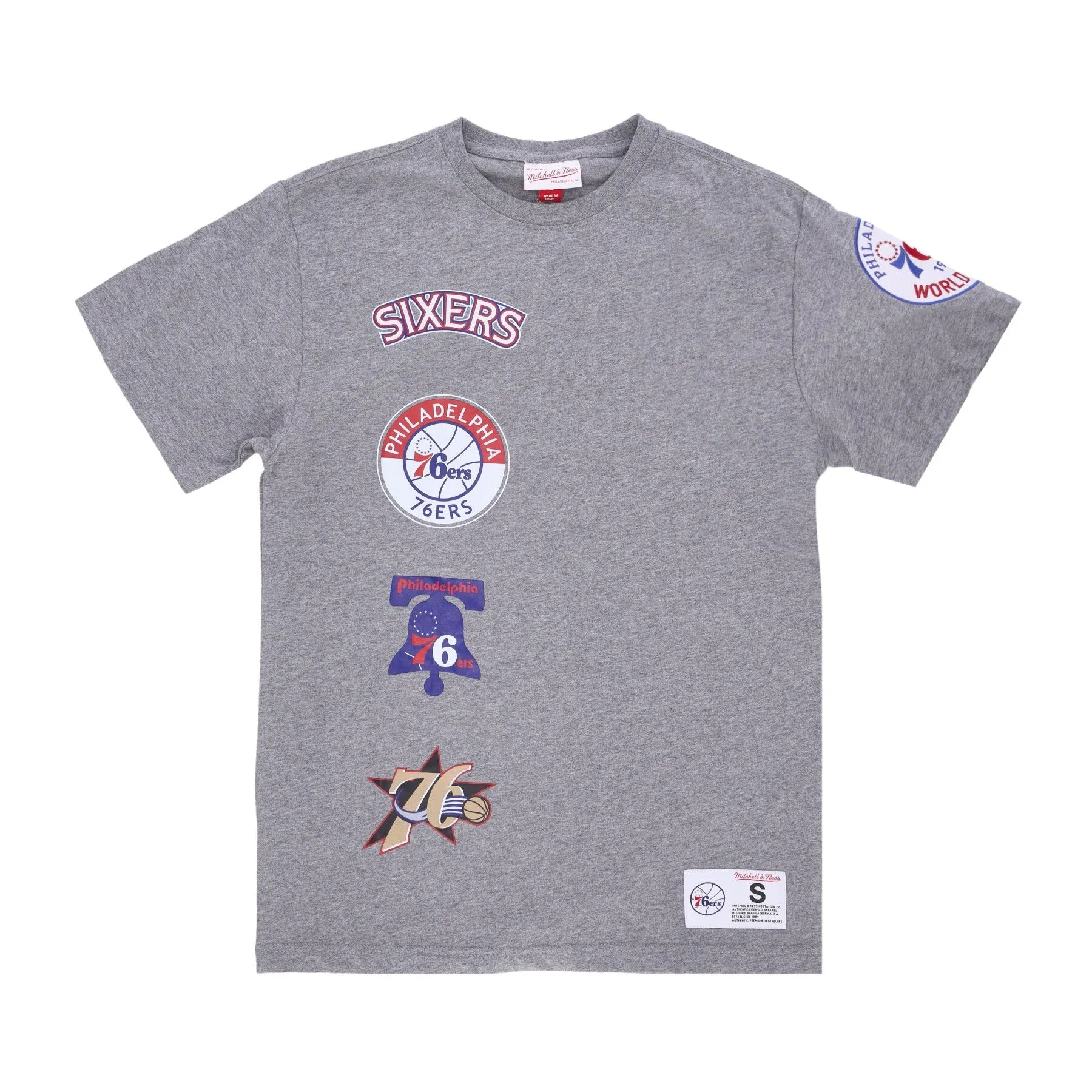 Maglietta Uomo Nba Hometown Tee Phi76e Grey Heather