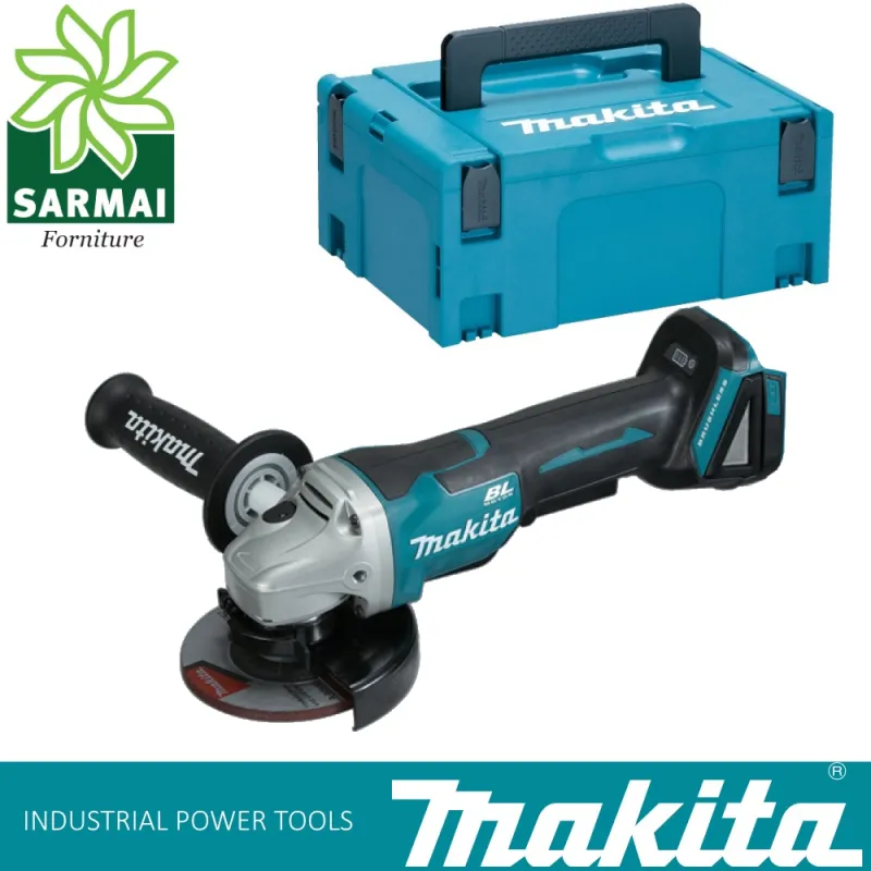 MAKITA DGA513ZJ SMERIGLIATRICE ANGOLARE 18V 125MM SOLO CORPO IN VALIGETTA MAKPAC