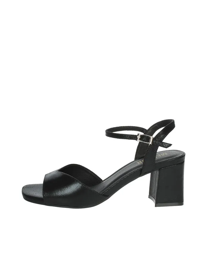 Menbur  SANDALI CON TACCO 25600 NERO