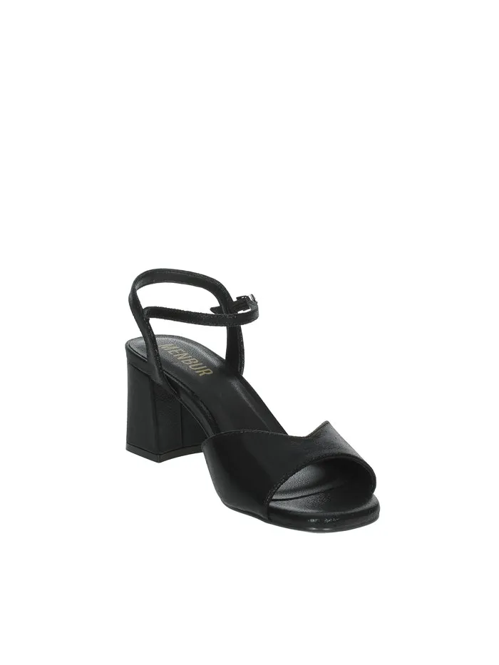 Menbur  SANDALI CON TACCO 25600 NERO