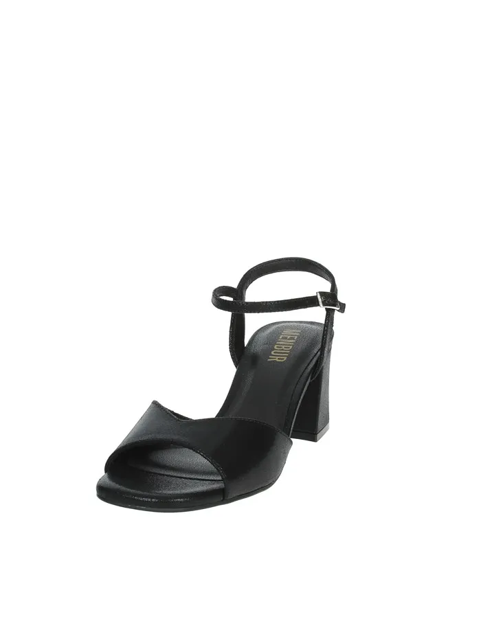 Menbur  SANDALI CON TACCO 25600 NERO
