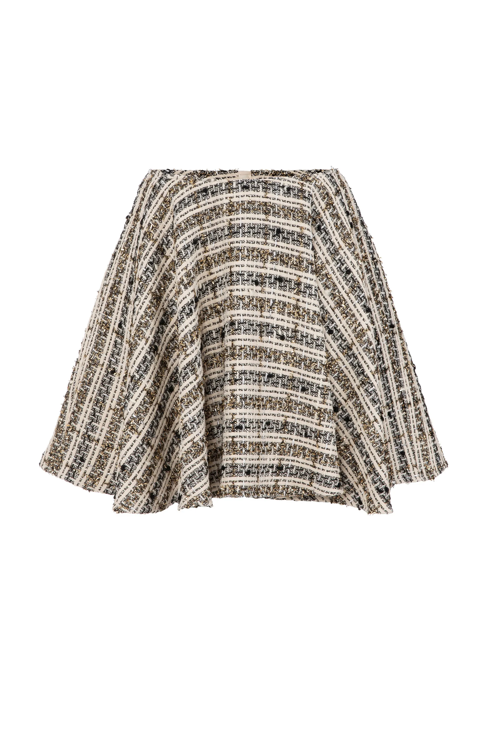 Minigonna in tweed a ruota