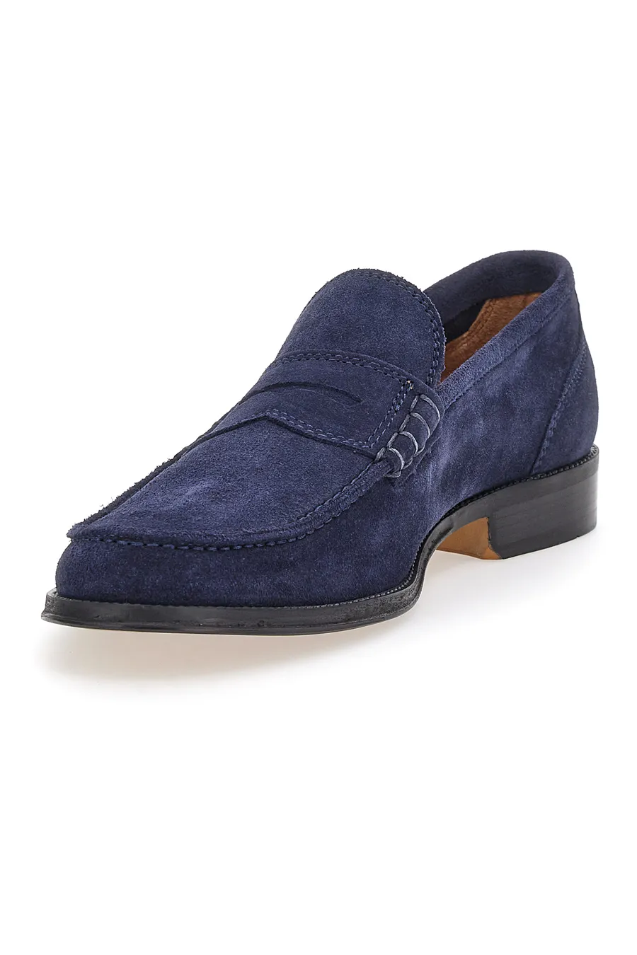 Mocassino Pittarello Plus 3320 in pelle scamosciata blu