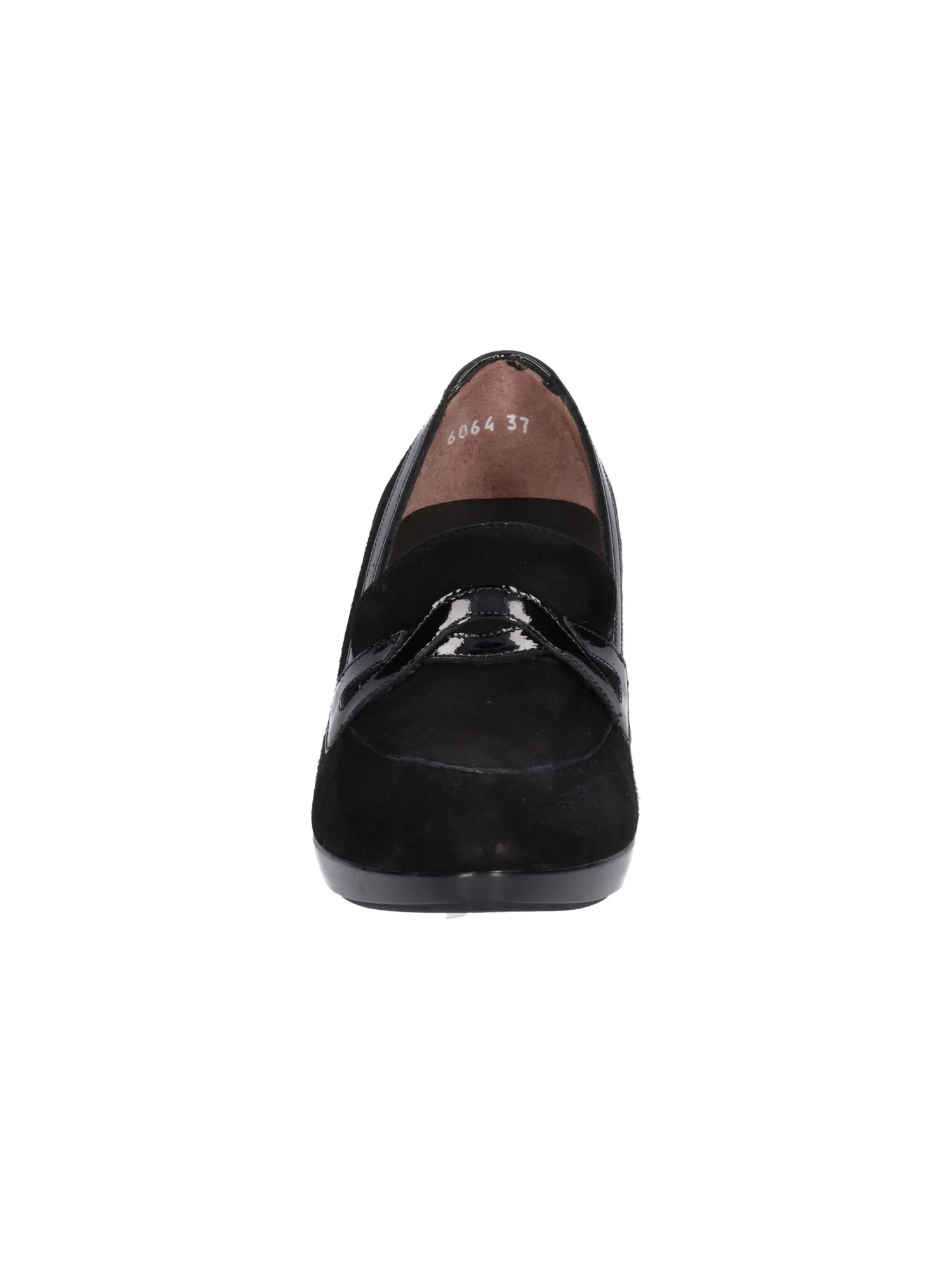 Mocassino tacco largo Melluso da donna nero