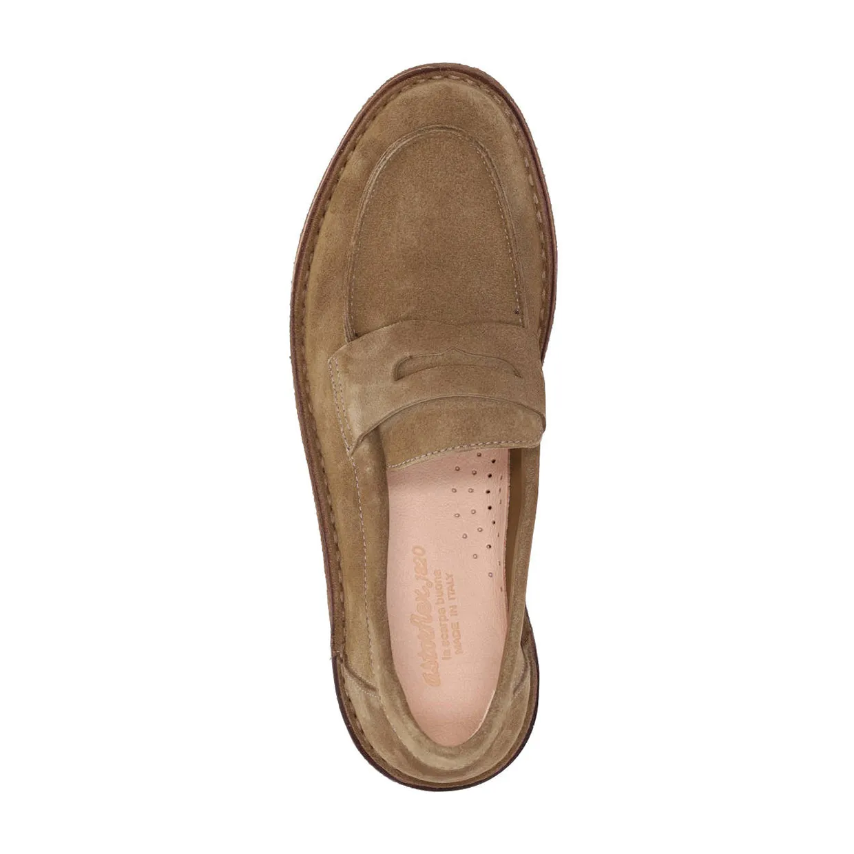 Mocassino Uomo Astorflex Sadelflex Tortora