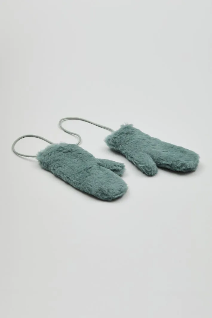 Muffole effetto peluche