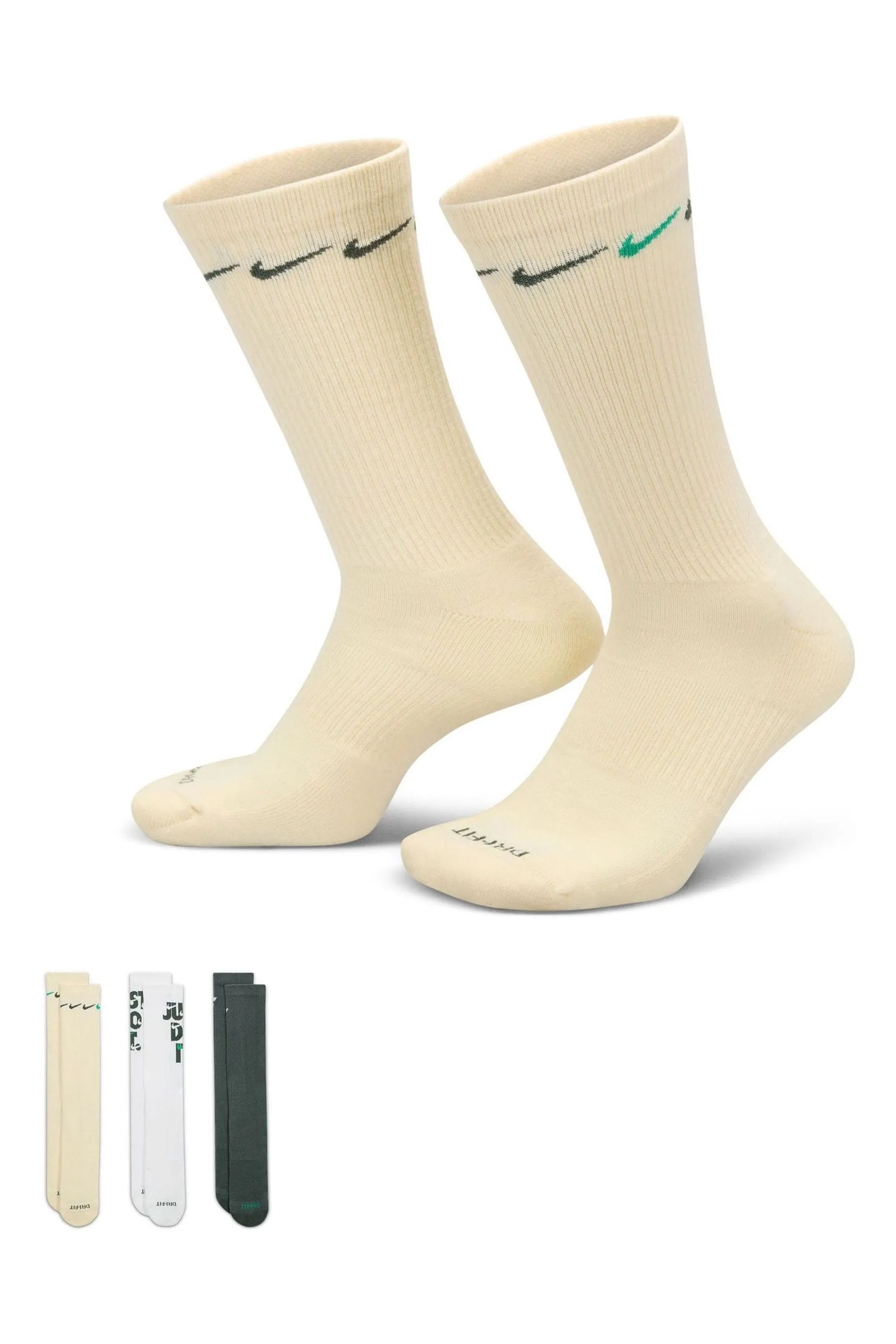 Nike Everyday Plus - Confezione da 3 calzini imbottiti