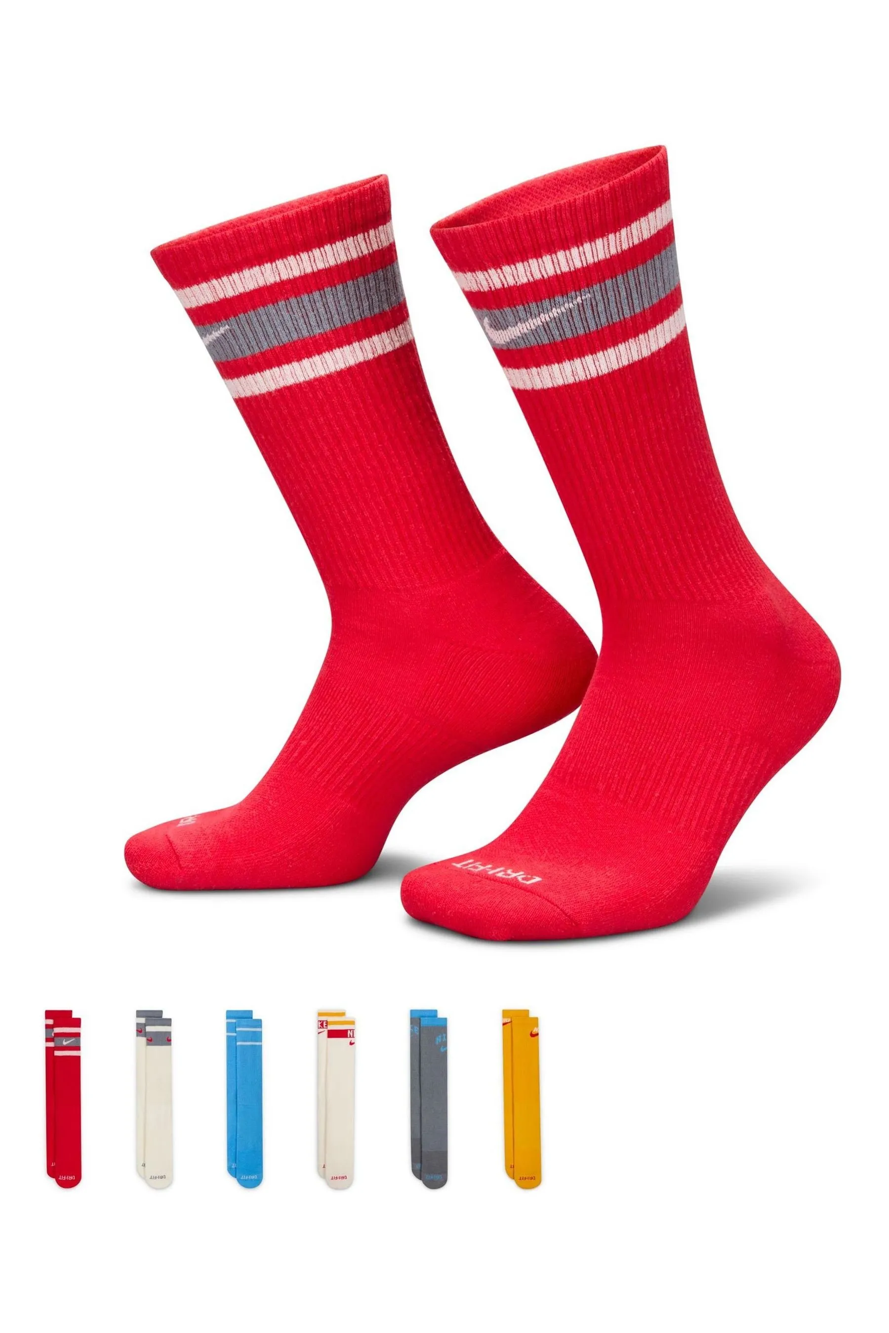 Nike Everyday Plus - Confezione da 6 calzini imbottiti