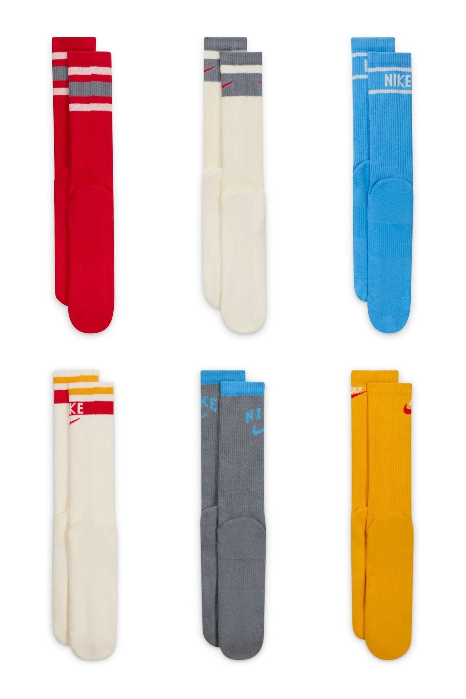 Nike Everyday Plus - Confezione da 6 calzini imbottiti