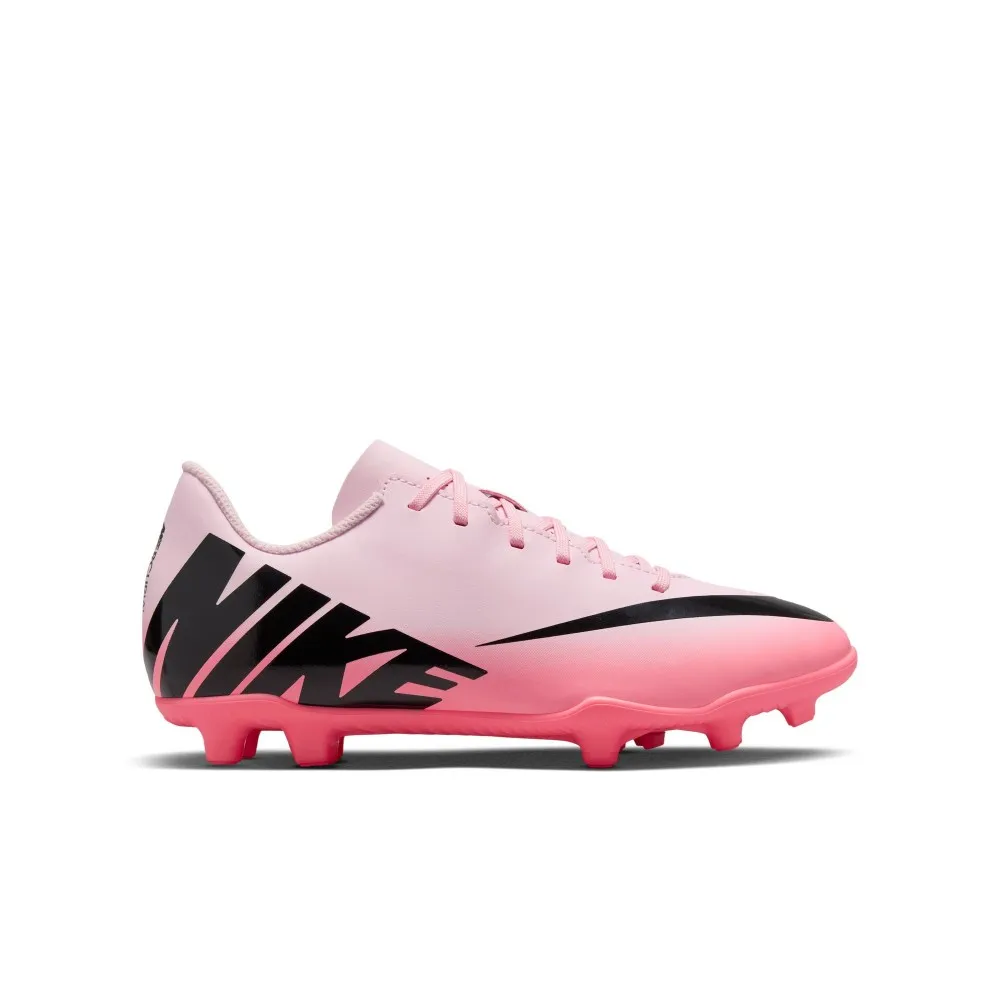 Nike Mercurial Vapor 15 Club Fg Mg Rosa Nero - Scarpe Da Calcio Bambino