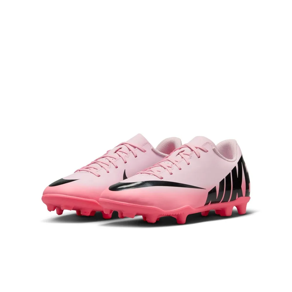 Nike Mercurial Vapor 15 Club Fg Mg Rosa Nero - Scarpe Da Calcio Bambino