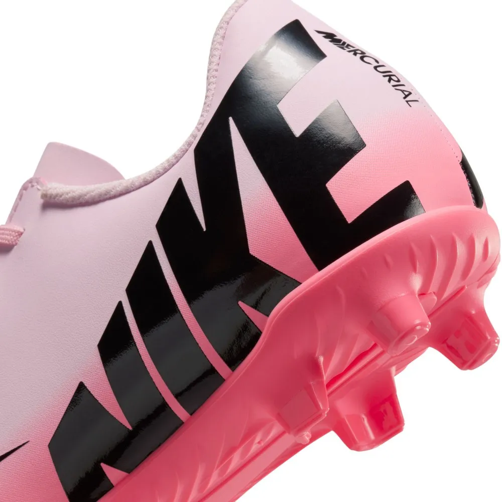 Nike Mercurial Vapor 15 Club Fg Mg Rosa Nero - Scarpe Da Calcio Bambino