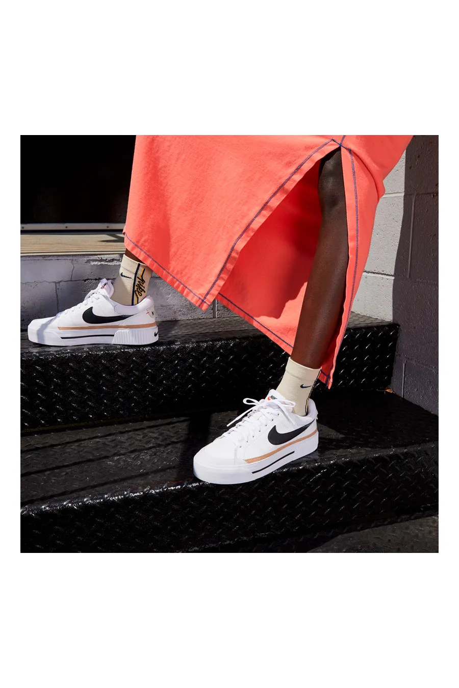   NIKE Sneakers Platform Nike Court Legacy Lift Bianche