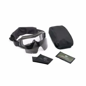 Occhiali militari di revisione Desert Locust kit militare americano nero