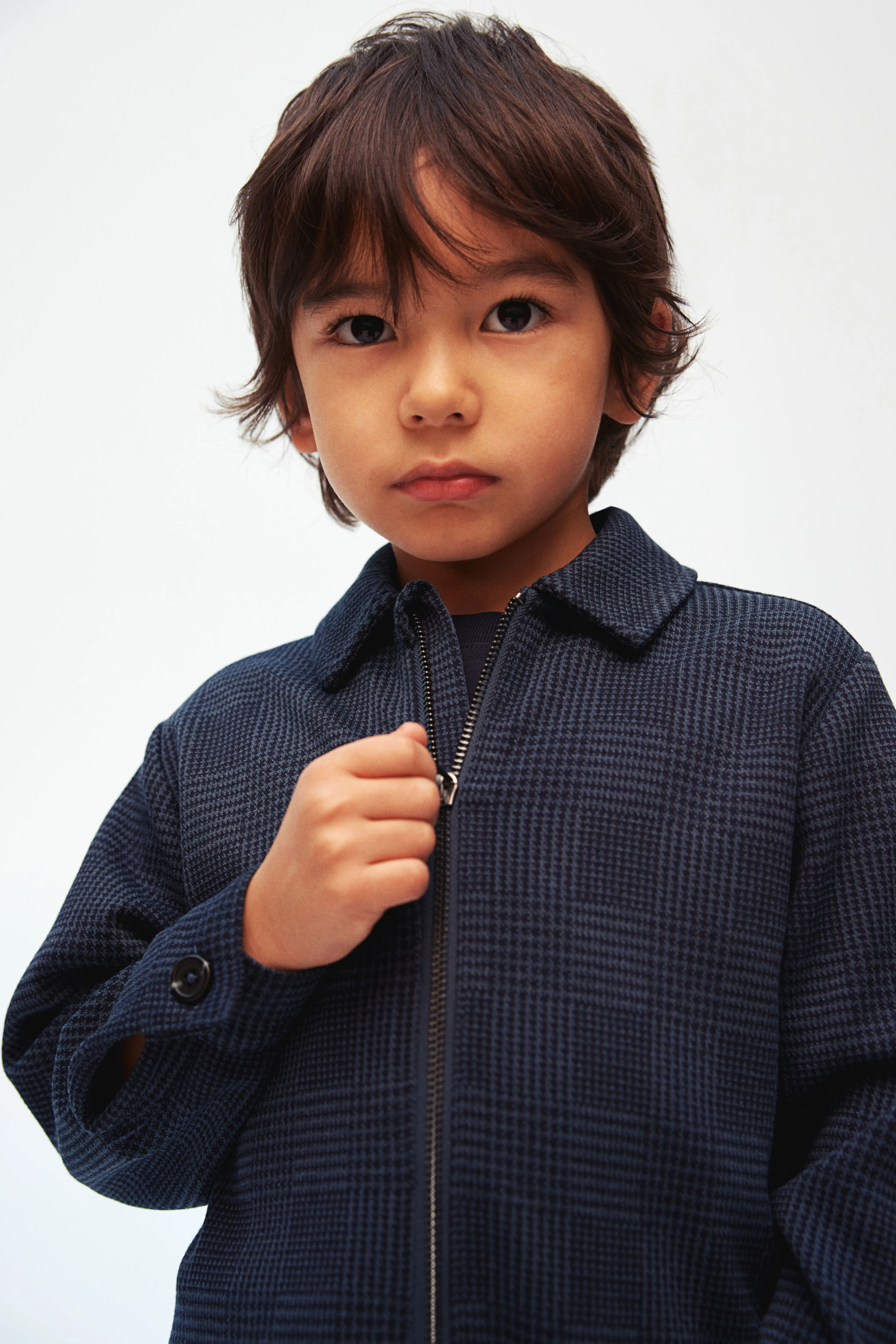 Overshirt in jersey jacquard