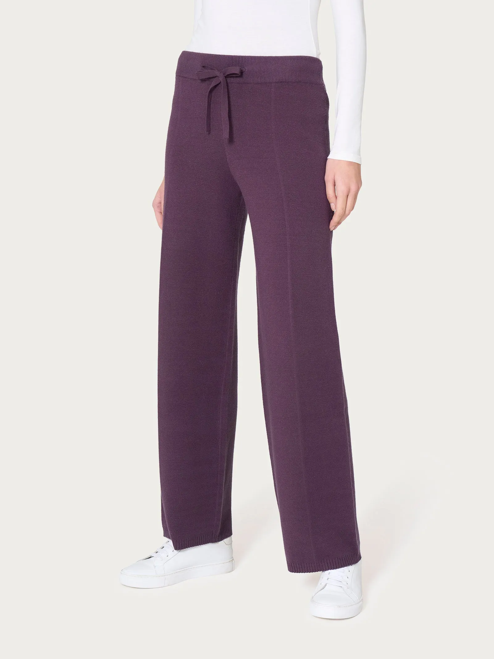 Pantalone ampio in Super Soft - Plum Perfect