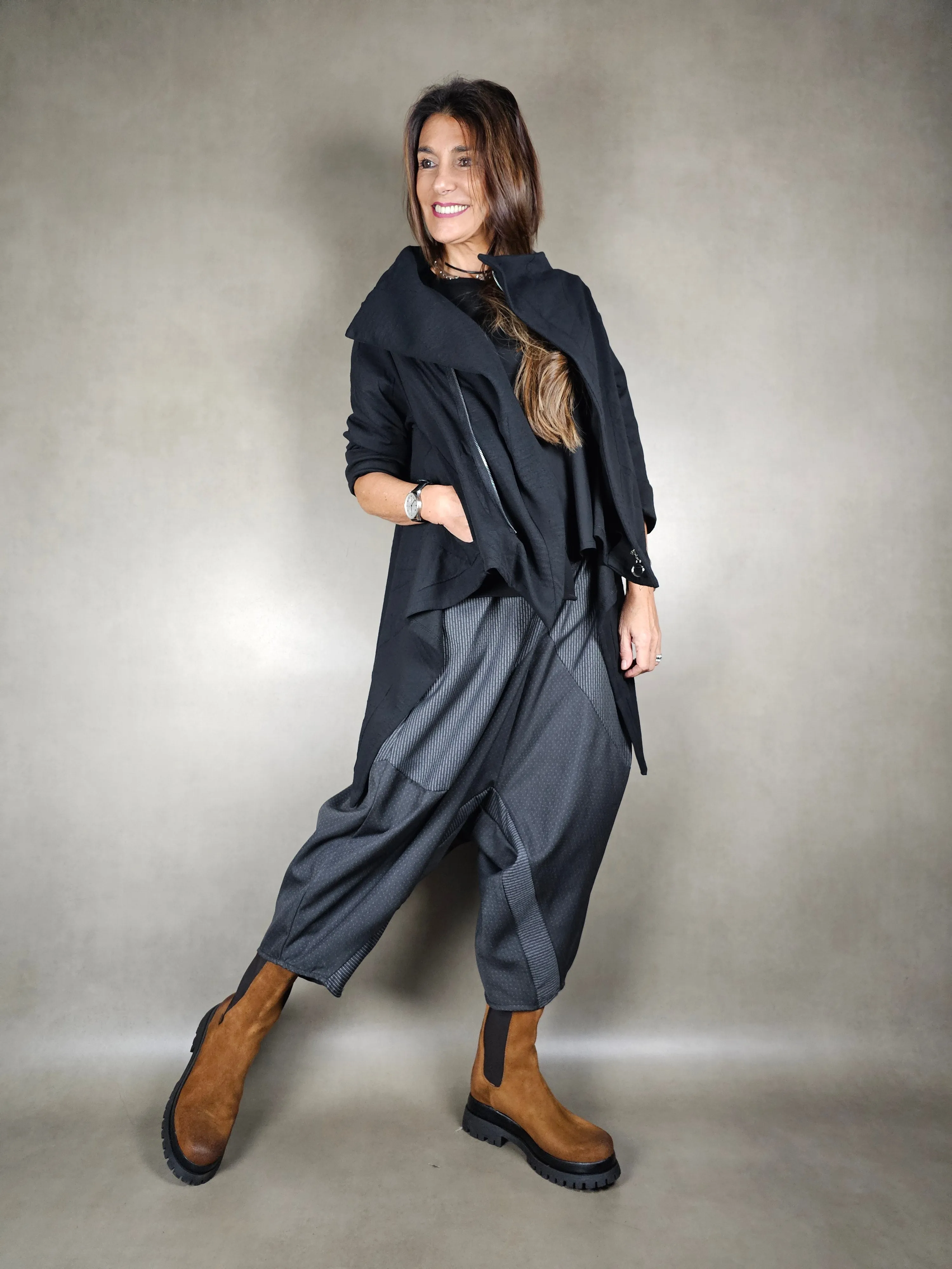pantalone patchwork cav basso frescolana 77pl23vi