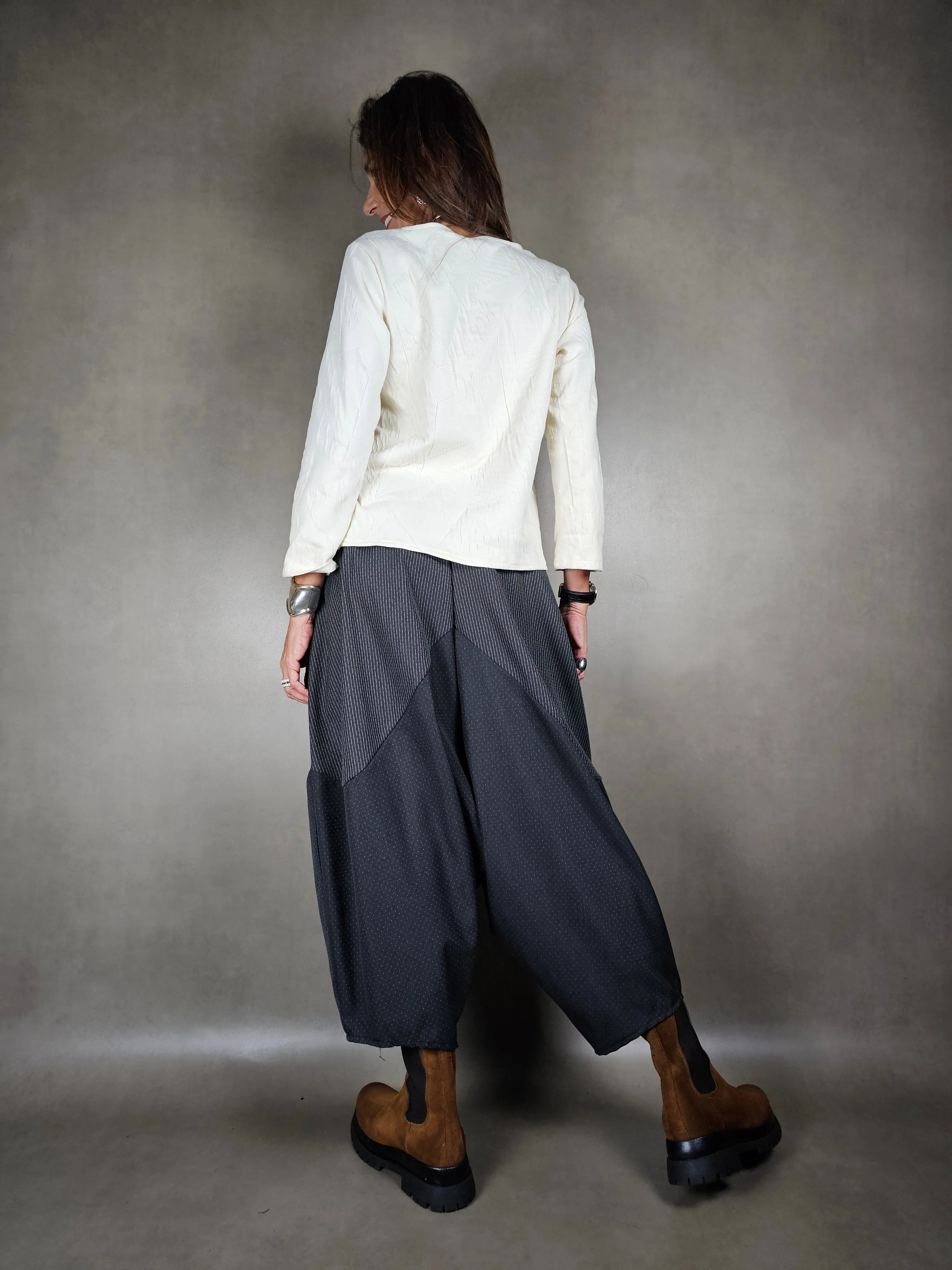 pantalone patchwork cav basso frescolana 77pl23vi