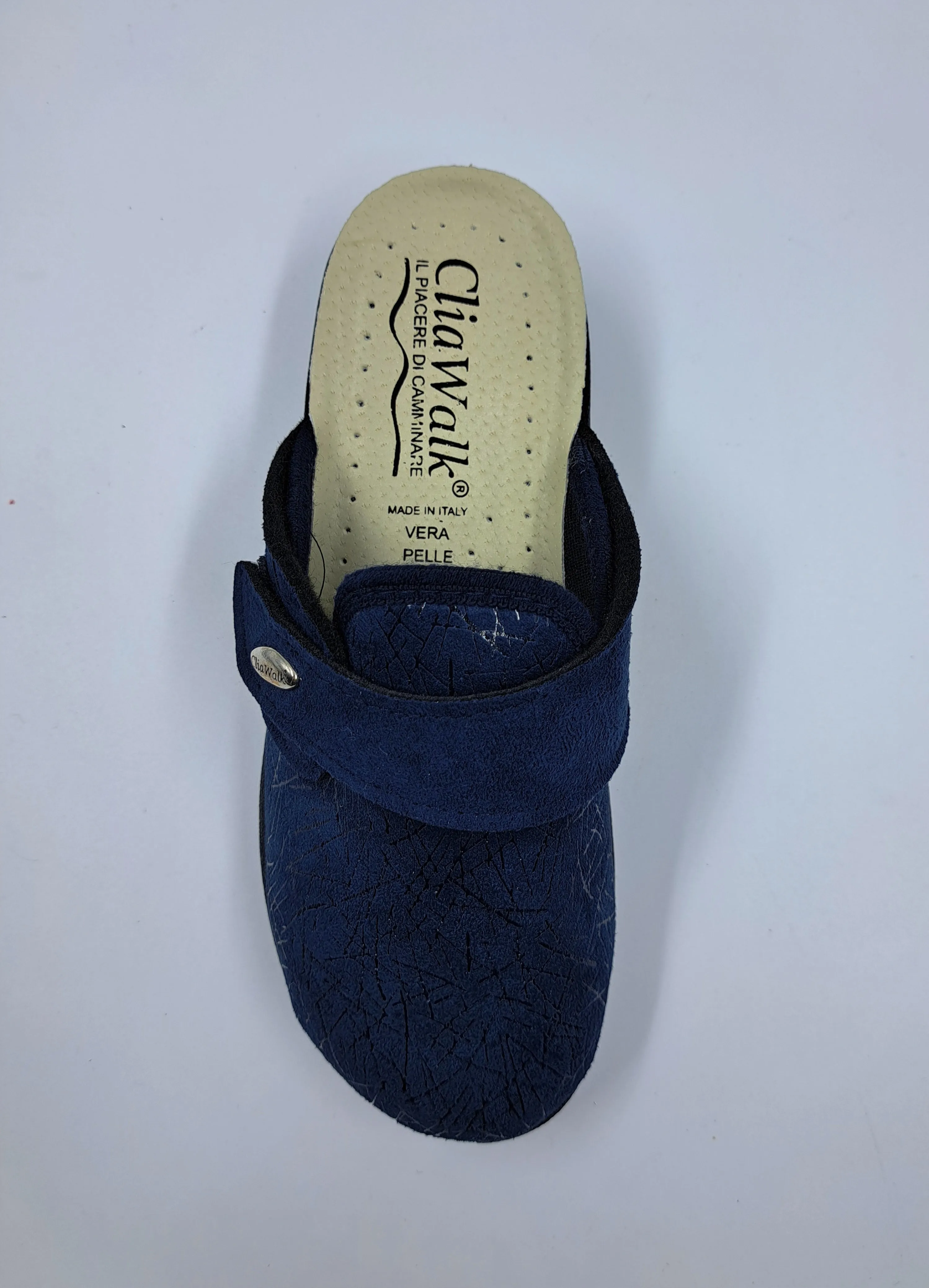 PANTOFOLE COMFORT TESSUTO BLU