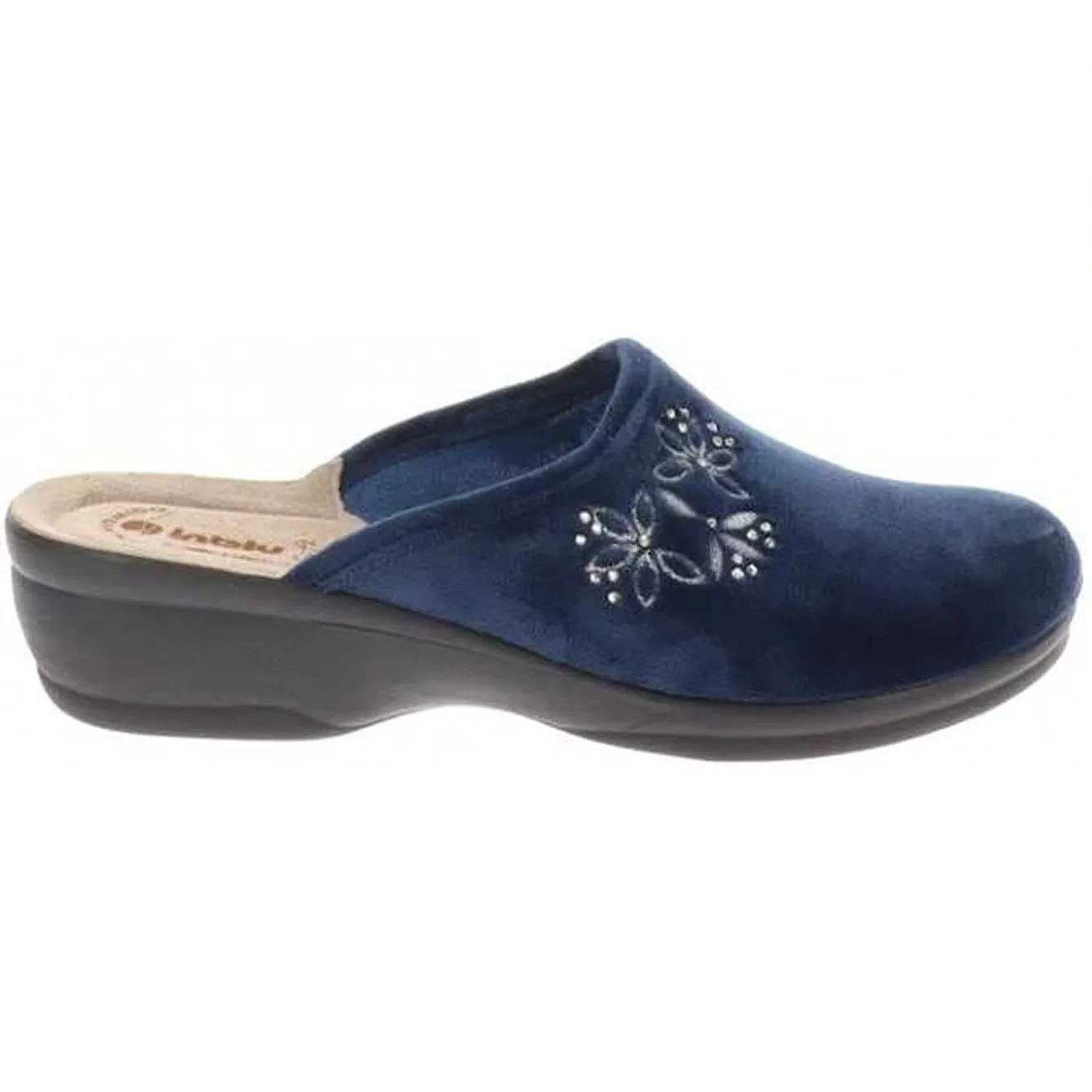 Pantofole da Donna - INBLU Art. BJ133 BLU Materiale Scamosciato